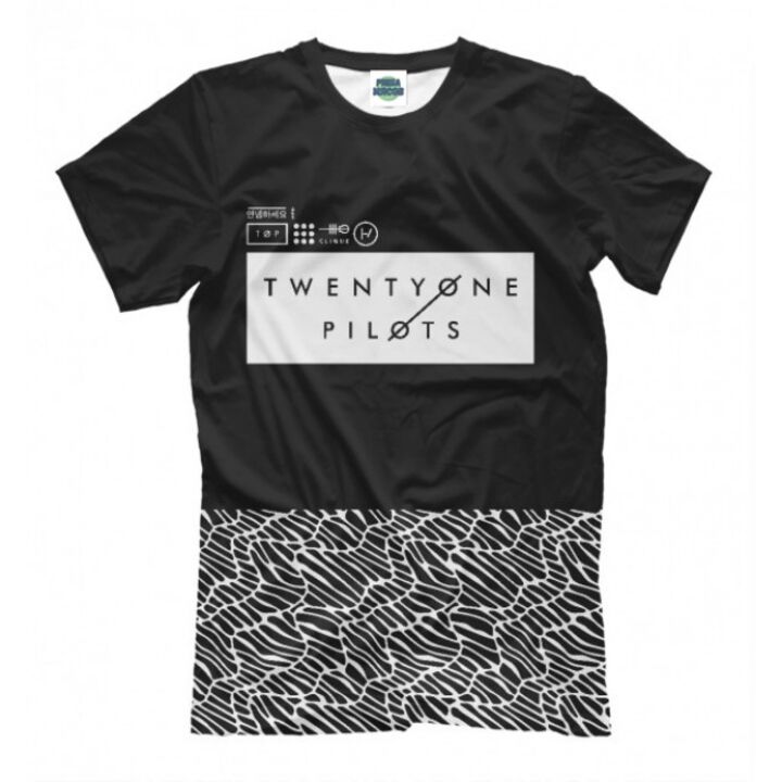 Мужская Стильная футболка с рисунком Twenty One Pilots