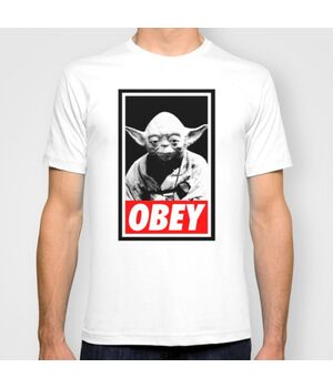 Оригинальная дизайнерска футболка Obey Yoda - Star Wars