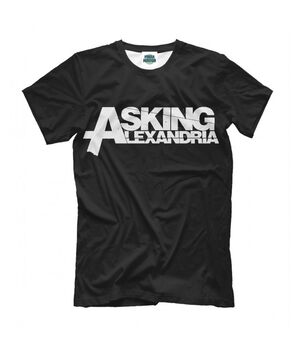Прикольна футболка з малюнком лого Asking Alexandria