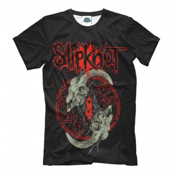Прикольна чоловіча футболка з малюнком Лого Slipknot