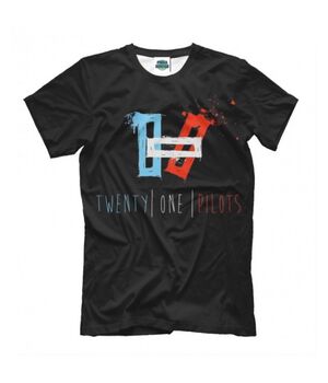 Стильна футболка з малюнком Лого twenty one pilots