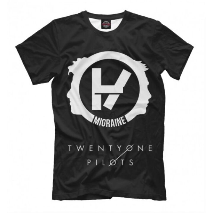 Мужская Стильная футболка с рисунком 21 Pilots