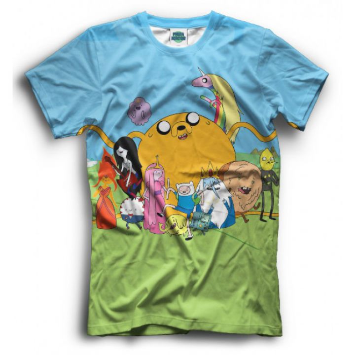 Прикольна жіноча футболка з малюнком Adventure Time загальне фото