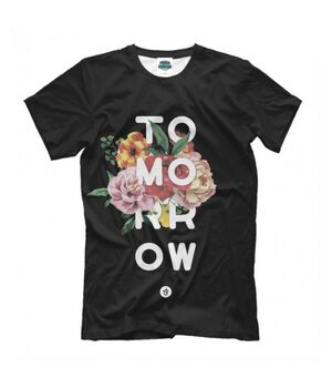 Стильні футболки з принтом Tomorrow Flower