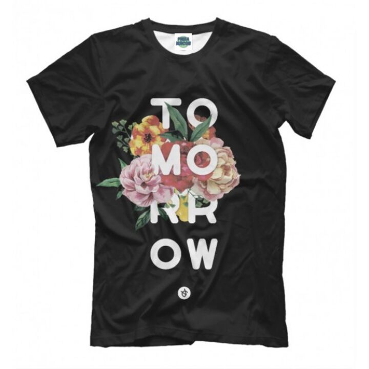 Жіноча Стильна футболки з принтом Tomorrow Flower