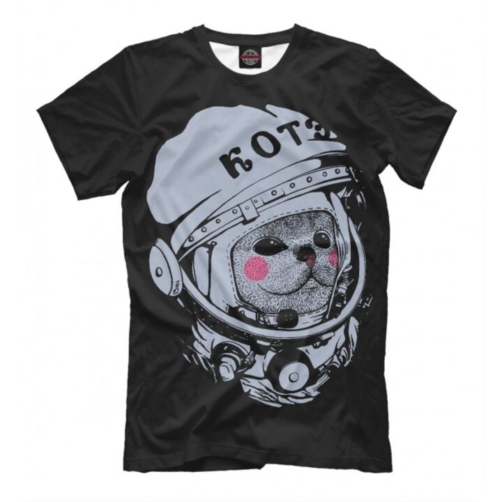 Женская Модная футболка с рисунком Space Котэ