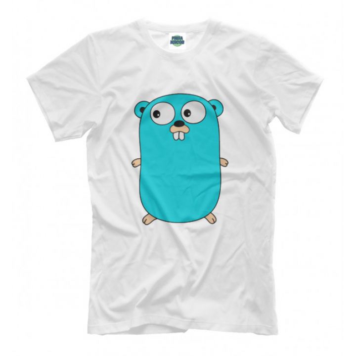 Женская Стильная футболки с принтом Gopher