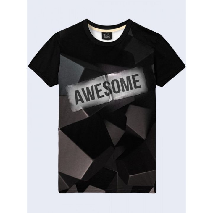 3D-футболка мужская Awesome
