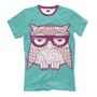 Женская Стильная футболки с принтом Owl