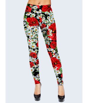Легінси Daisies and poppies