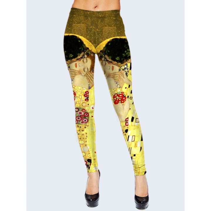 Леггинсы Климт Поцелуй