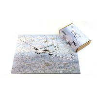 Дерев'яний пазл з фанери Байрактар, Розмір А4, Картон коробка