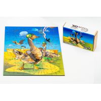 Дерев'яний пазл з фанери Гуси, Розмір А3, Картон коробка