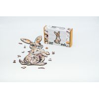 Дерев'яний пазл з фанери Bunny, Розмір А3, Картон коробка