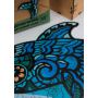 Фігурні дерев'яні пазли Дельфінчик, розмір S, 84 деталі Дер коробка