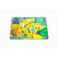 Дерев'яний пазл з фанери Пазл для дітей Гриби Лисички