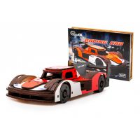 Деревянный 3D конструктор Racing Car