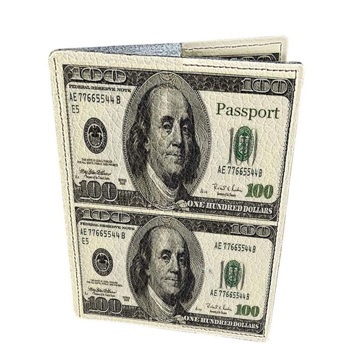 Дизайнерская кожаная обложка на паспорт, 77211