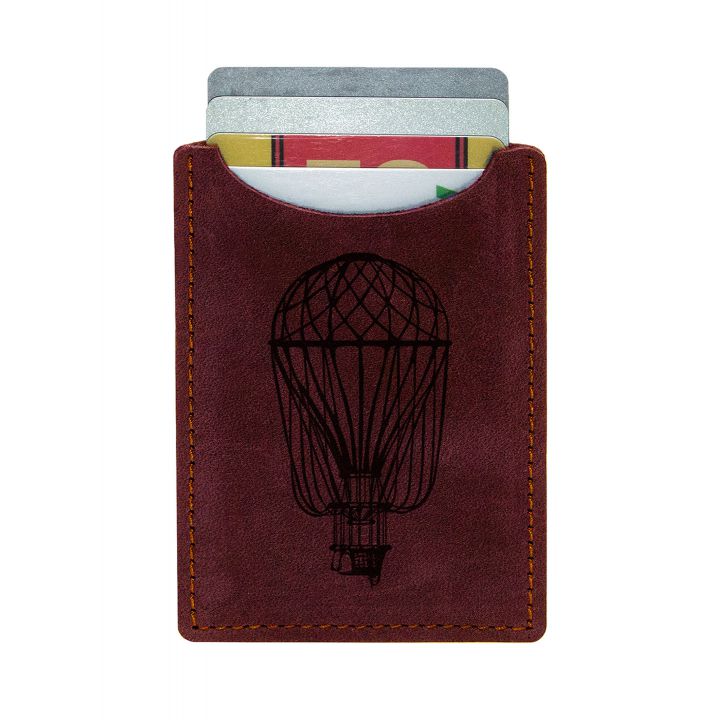 Картхолдер BermuD Дирижабль М01 бордовая (B 25-18Br-01-5)