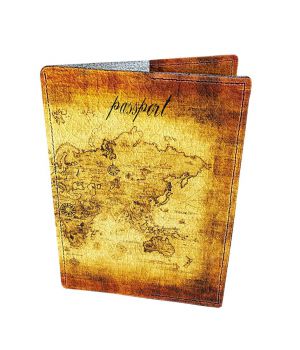 Дизайнерская кожаная обложка на паспорт, 77194