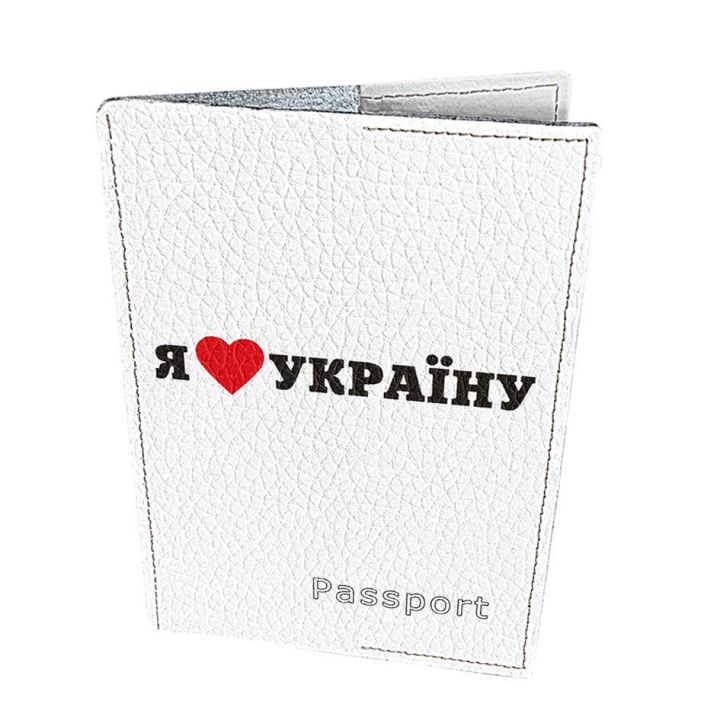 Дизайнерская кожаная обложка на паспорт, 77215
