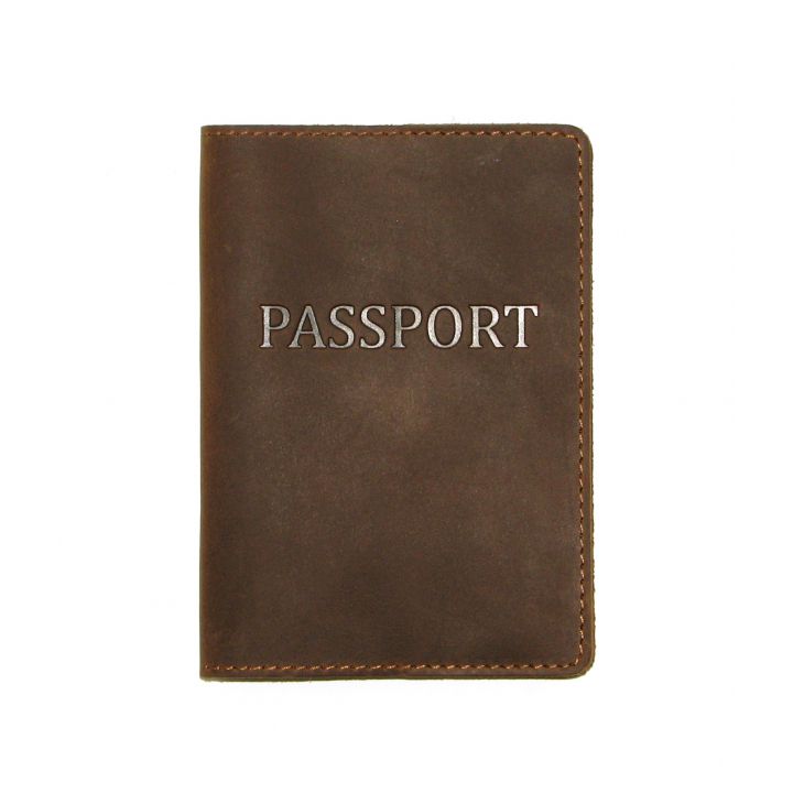 Дизайнерська шкіряна обкладинка на паспорт, 77206