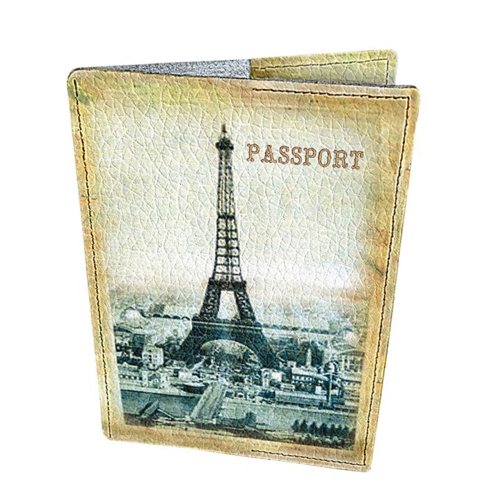 Дизайнерская кожаная обложка на паспорт, 77198