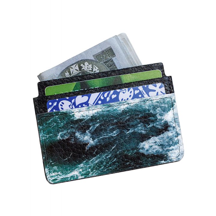 Картхолдер-визитница DevayS Maker DM 02 Морские волны синий (25-0102-466)