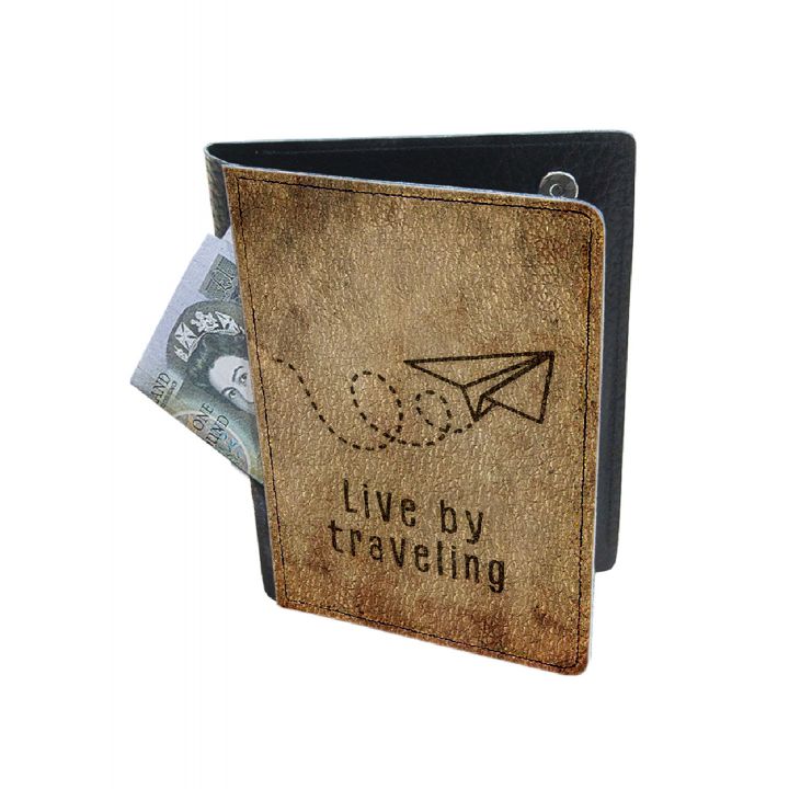 Холдер-паспорт DevayS Maker DM 01 Політ коричневий (29-01-452)