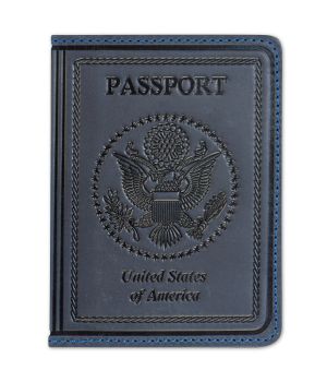 Дизайнерская кожаная обложка на паспорт, 77219