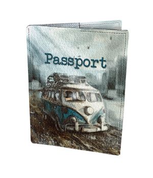 Дизайнерська шкіряна обкладинка на паспорт, 77259
