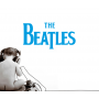 Виниловая наклейка на стену The Beatles logo