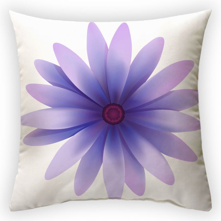 Декоративная подушка Фиолетовые волшебные лепестики