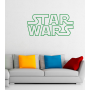 Виниловая наклейка на стену Star Wars Logo.Лого Звездные Войны