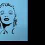 Виниловая наклейка на стену Виниловая наклейка в интерьер Мэрилин Монро