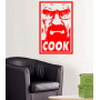 Виниловая наклейка на стену Walter Cook Poster sticker