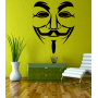 Виниловая наклейка на стену Анонимус. Anonymous sticker