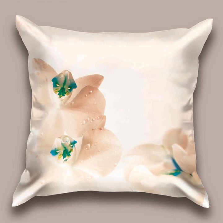 Декоративная подушка Орхидея в лучах заката
