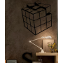 Виниловая наклейка на стену 3D Кубик Рубика