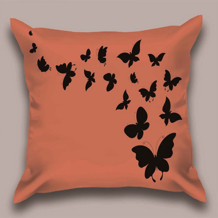 Декоративная подушка Медный полет бабочек