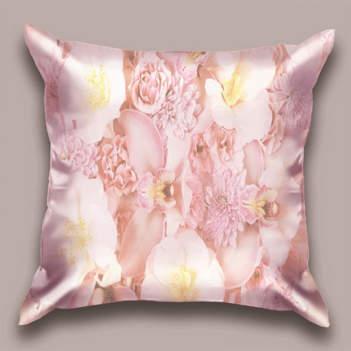 Декоративная подушка Розовый букет