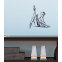 Інтер'єрна наклейка-стікер на стіни, шпалери Балерина|Ballerina