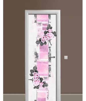 Самоклеюча декоративна наклейка на двері dv32615