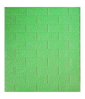 Самоклеющаяся декоративная панель под зеленый камень 700x770x4 мм