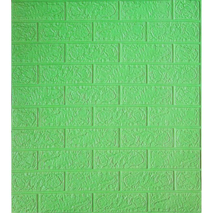 Самоклеющаяся декоративная панель под зеленый камень 700x770x4 мм