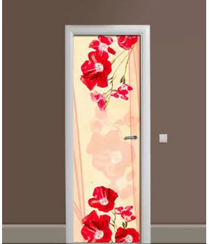 Самоклеюча декоративна наклейка на двері dv32516