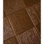 Самоклеющаяся декоративная панель коричневое плетение 700x700x5 мм