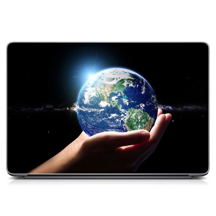 Виниловый стикер для ноутбука Планета Земля Матовый