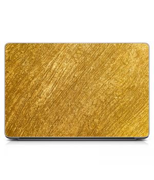 Универсальная наклейка на ноутбук 15.6"-13.3" Золото Матовый 380х250 мм