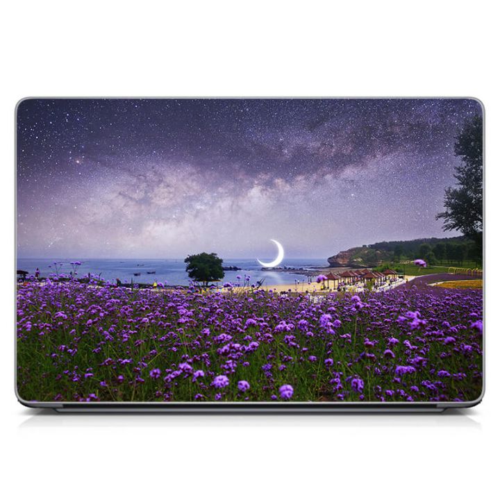 Универсальная наклейка на ноутбук 15.6"-13.3" Чарующий пейзаж Матовый 380х250 мм
